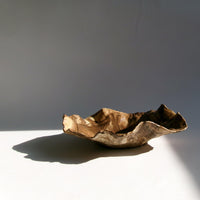 WAVY MARBLE BOWL BROWN