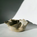 GLAZED WAVY BOWL BEIGE