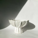 WHITE RUFFLE BOWL